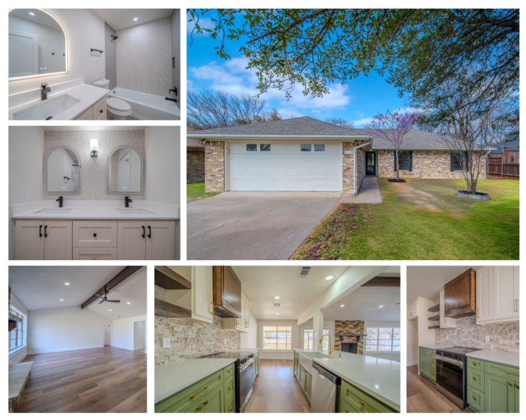 Before and after photos from a Flores Brothers renovation in Dallas–Fort Worth — project 1