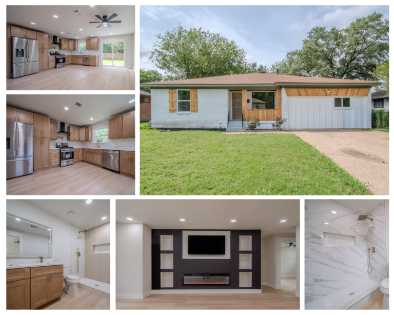 Before and after photos from a Flores Brothers renovation in Dallas–Fort Worth — project 2