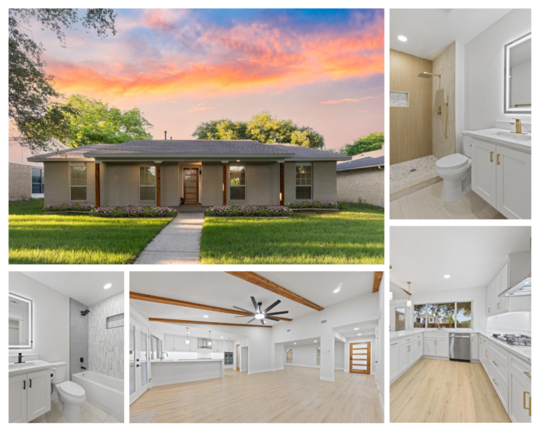 Before and after photos from a Flores Brothers renovation in Dallas–Fort Worth — project 7